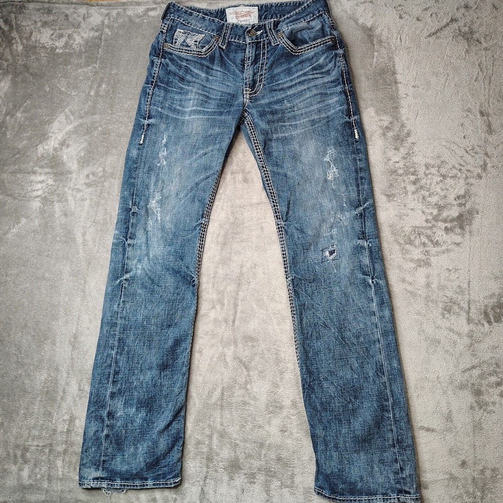 Big Star Blue Bootcut Jeans for Men